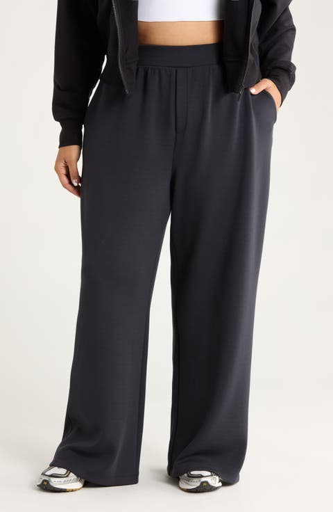 Ultrasoft Knit Straight Leg Pants (Plus)