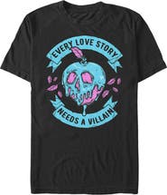 Disney Men's Disney Every Love Story Needs a Villain Graphic T-Shirt