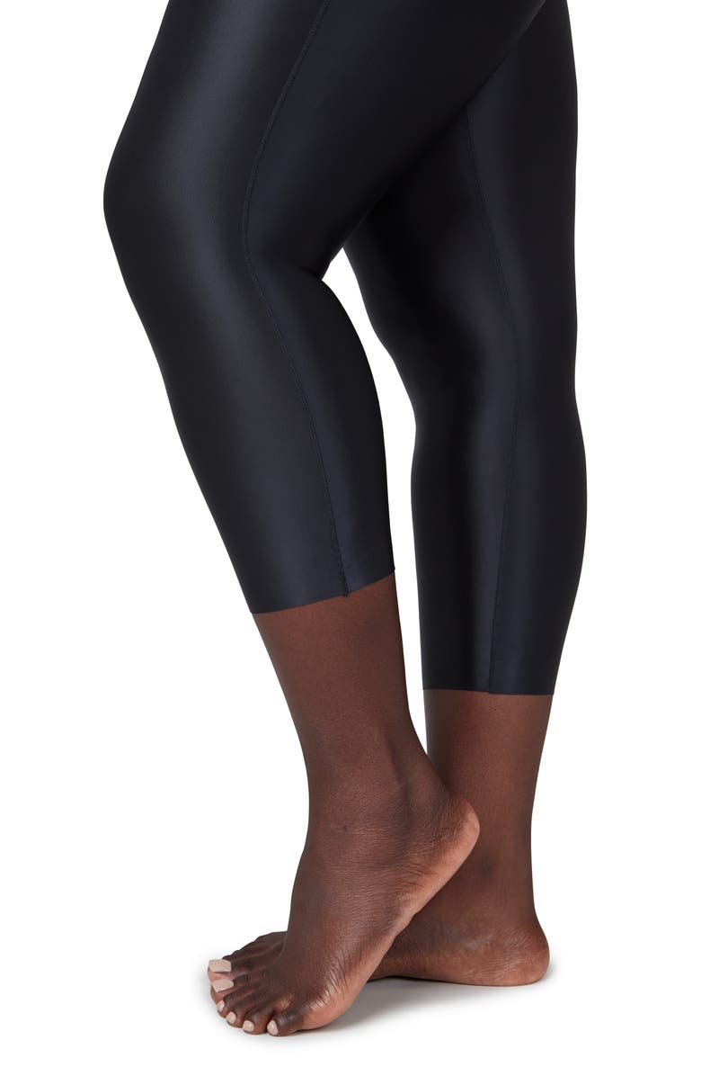 SPANX<sup>®</sup> Suit Your Fancy Three Quarter Sleeve Open Bust Catsuit, Alternate, color, 