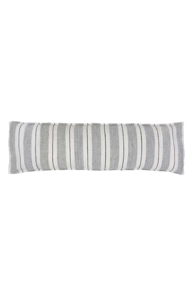 Pom Pom at Home Laguna Body Pillow, Main, color, Grey/ Charcoal