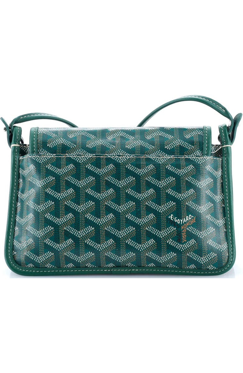 Pre-Owned Goyard Plumet Clutch Wallet Coated Canvas, Alternate, color, Green