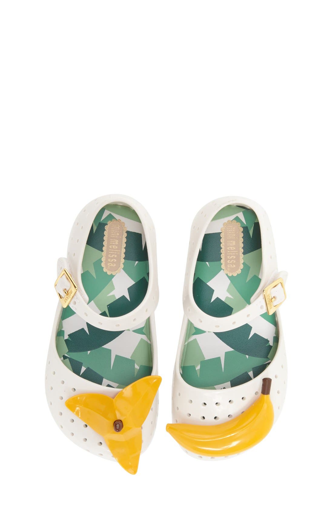 'Furadinha IX' Mary Jane Flat, Main, color, WHITE