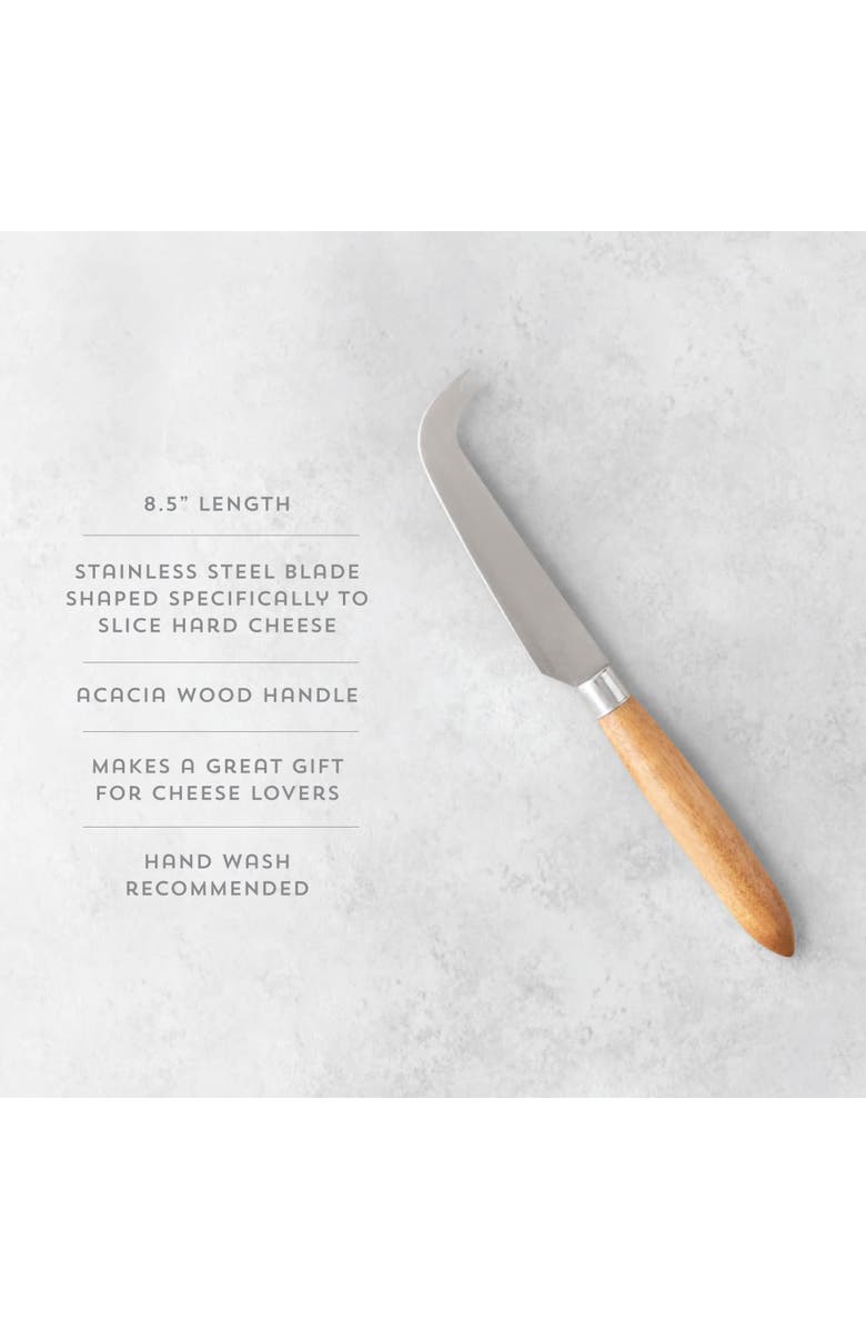 TWINE Hard Cheese Knife, Alternate, color, Natural