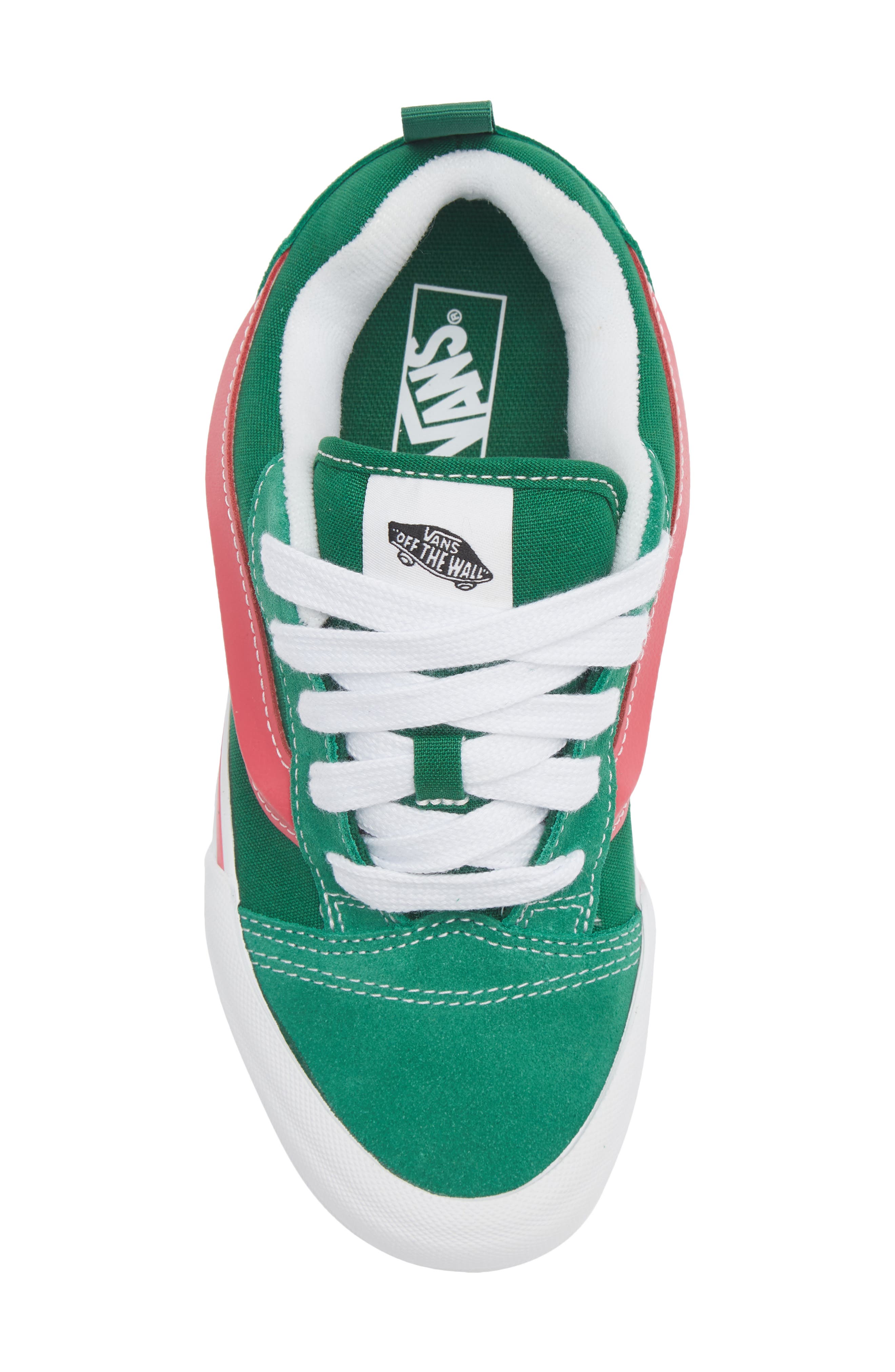 Kids' Knu Skool Sneaker, Alternate, color, GREEN/PINK