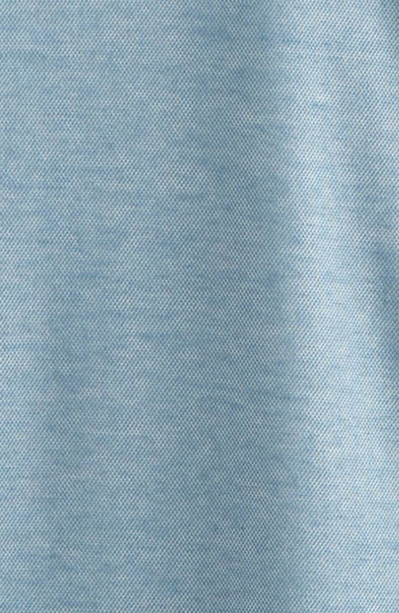 Nordstrom Kids' Knit Button-Up Shirt, Alternate, color, Blue Pond