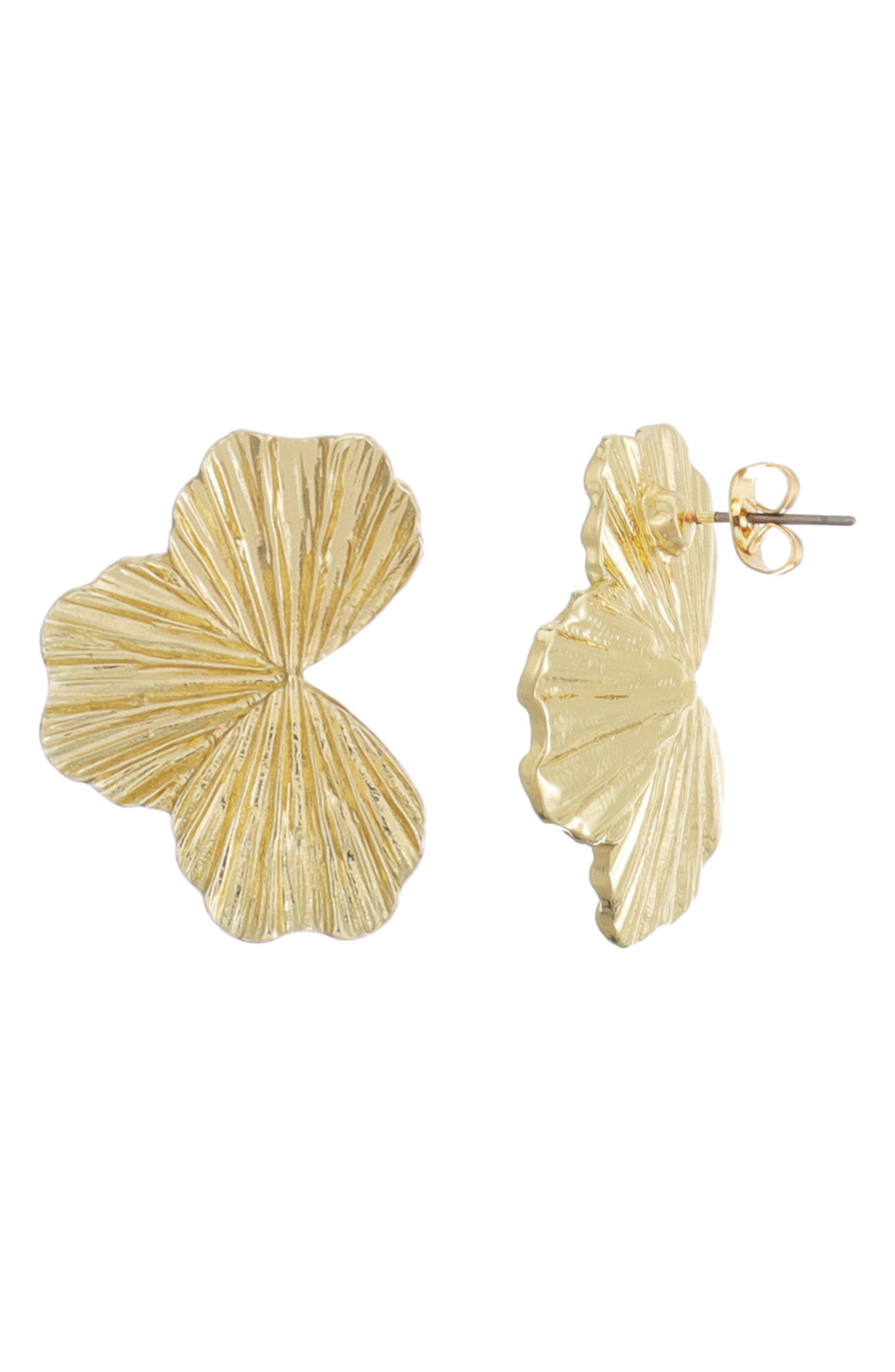 Petal Statement Stud Earrings