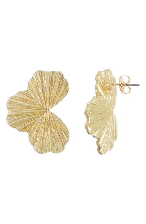 Petal Statement Stud Earrings