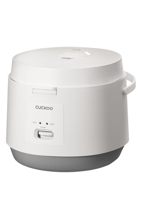 Cuckoo Micom 6-cup Rice Cooker In White