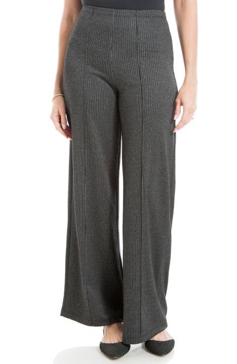 Herringbone Wide Leg Pants