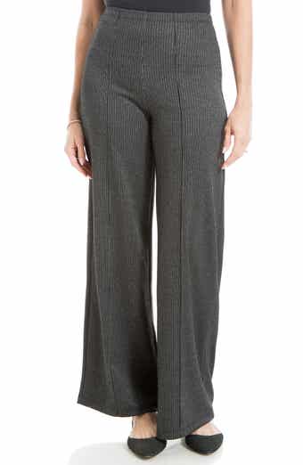 MAX STUDIO Herringbone Wide Leg Pants