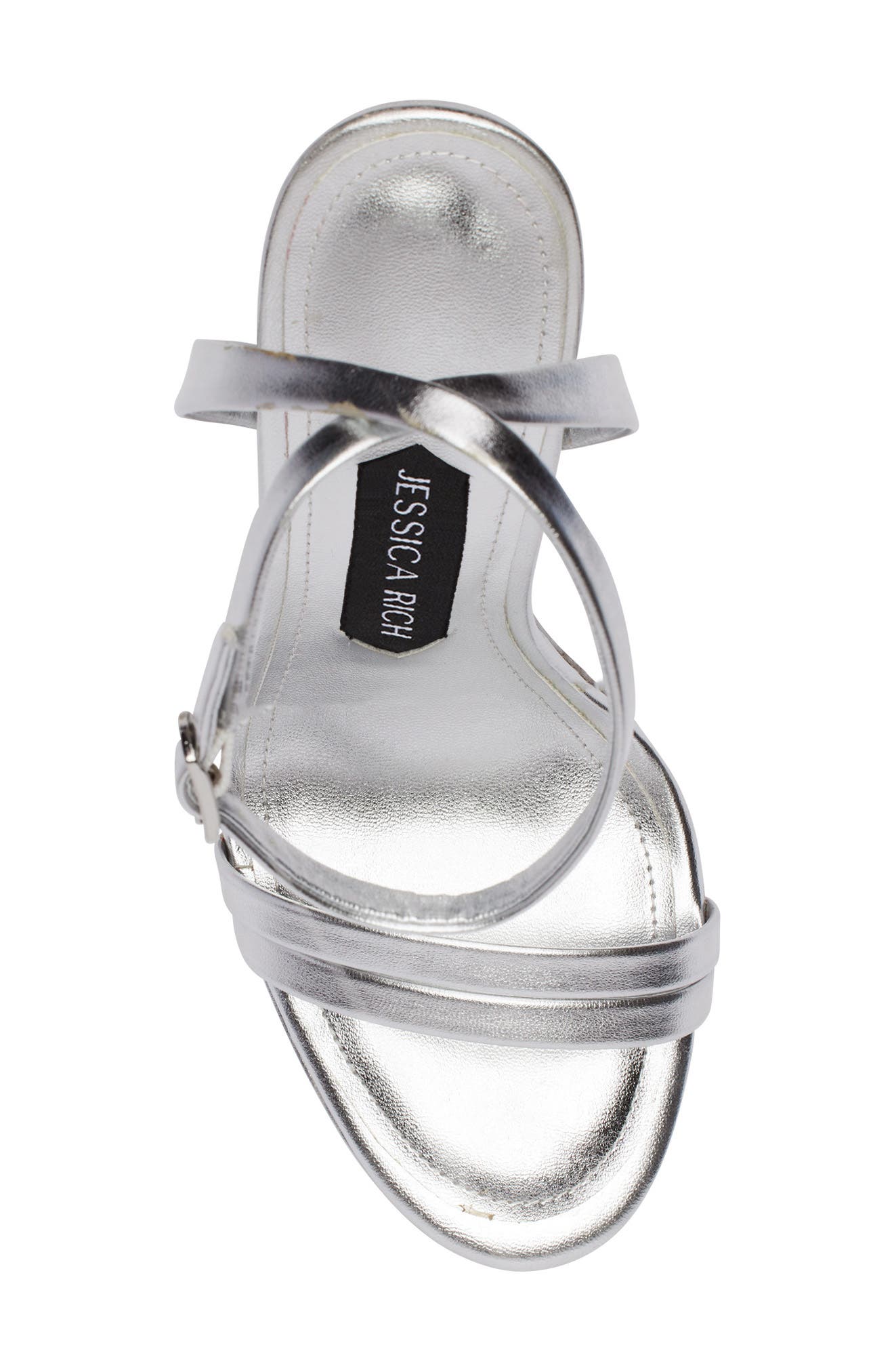 Platform Sandal, Alternate, color, SILVER