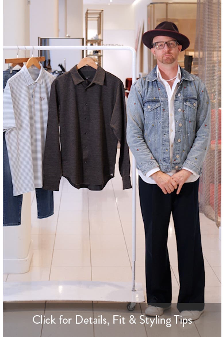 Tomlin Merino Wool Button-Up Shirt video