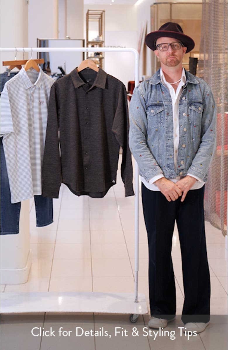 Tomlin Merino Wool Button-Up Shirt, sales video thumbnail