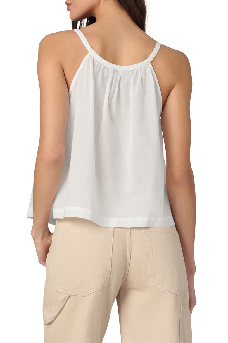 The Charlie Babydoll Tank Top, Alternate, color, WHITE