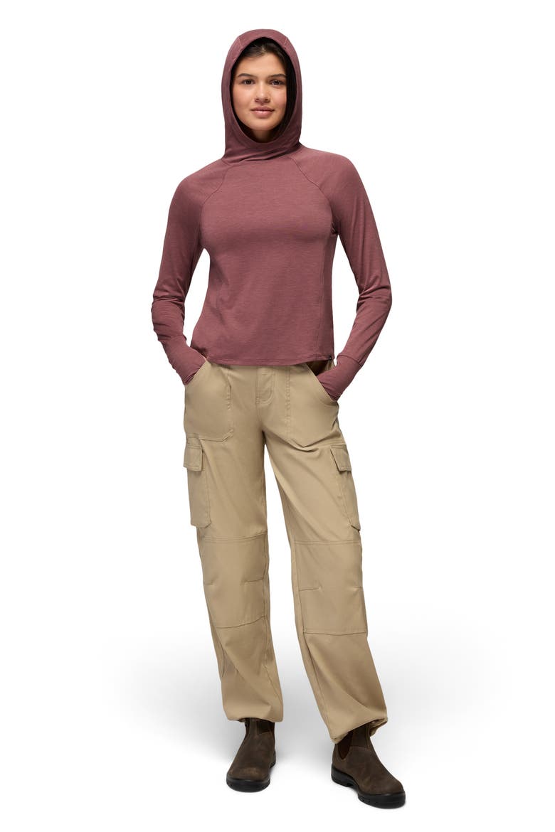 Sol Searcher UPF 50 Sun Hoodie, Alternate, color, NEWBERRY