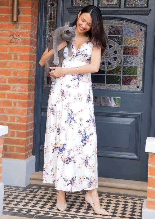 Tiffany Rose Maternity Alana Maternity Maxi Dress In Pink