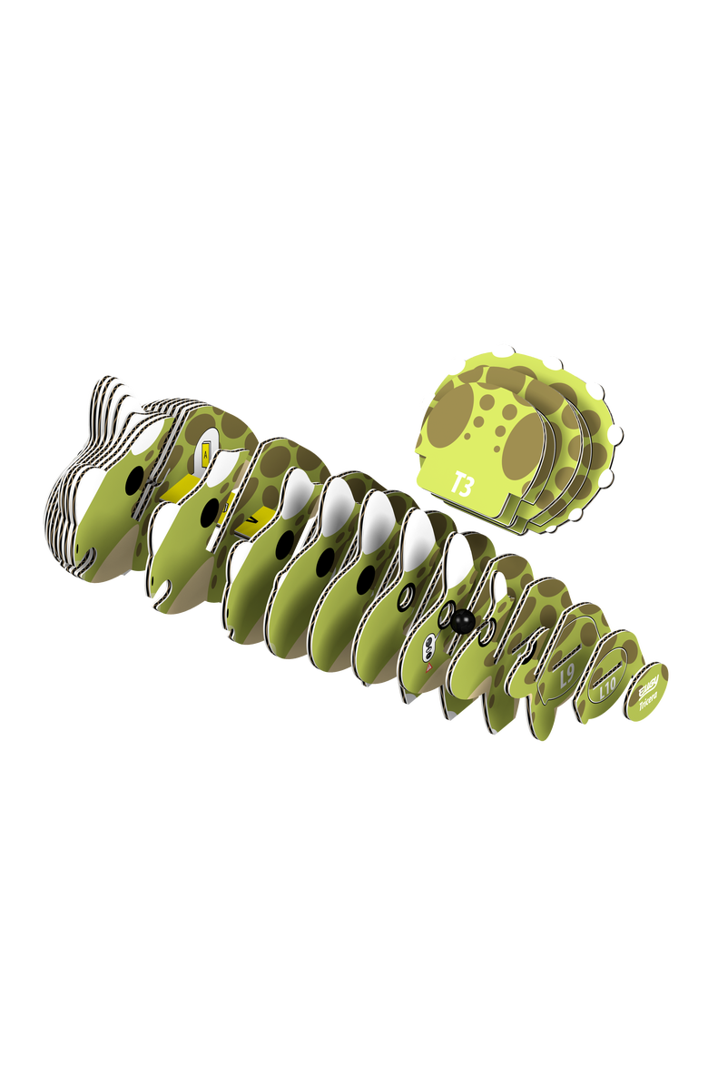 Eugy Puzzles Triceratops 3D Puzzle, Alternate, color, NO COLOR