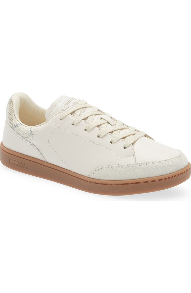 Burberry Set Check Low Top Sneaker, Main, color, Dove Beige/ Sesame Be