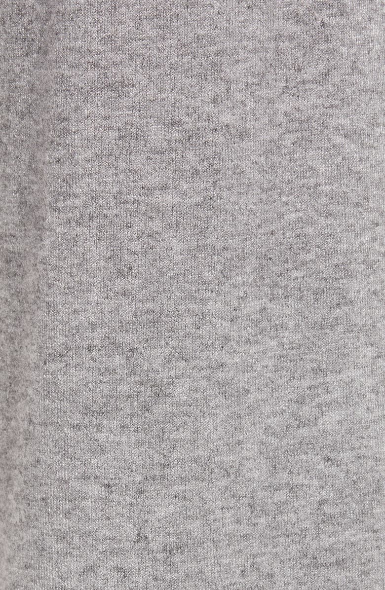 Maternal America Wide Leg Crop Maternity Pants, Alternate, color, Heather Charcoal