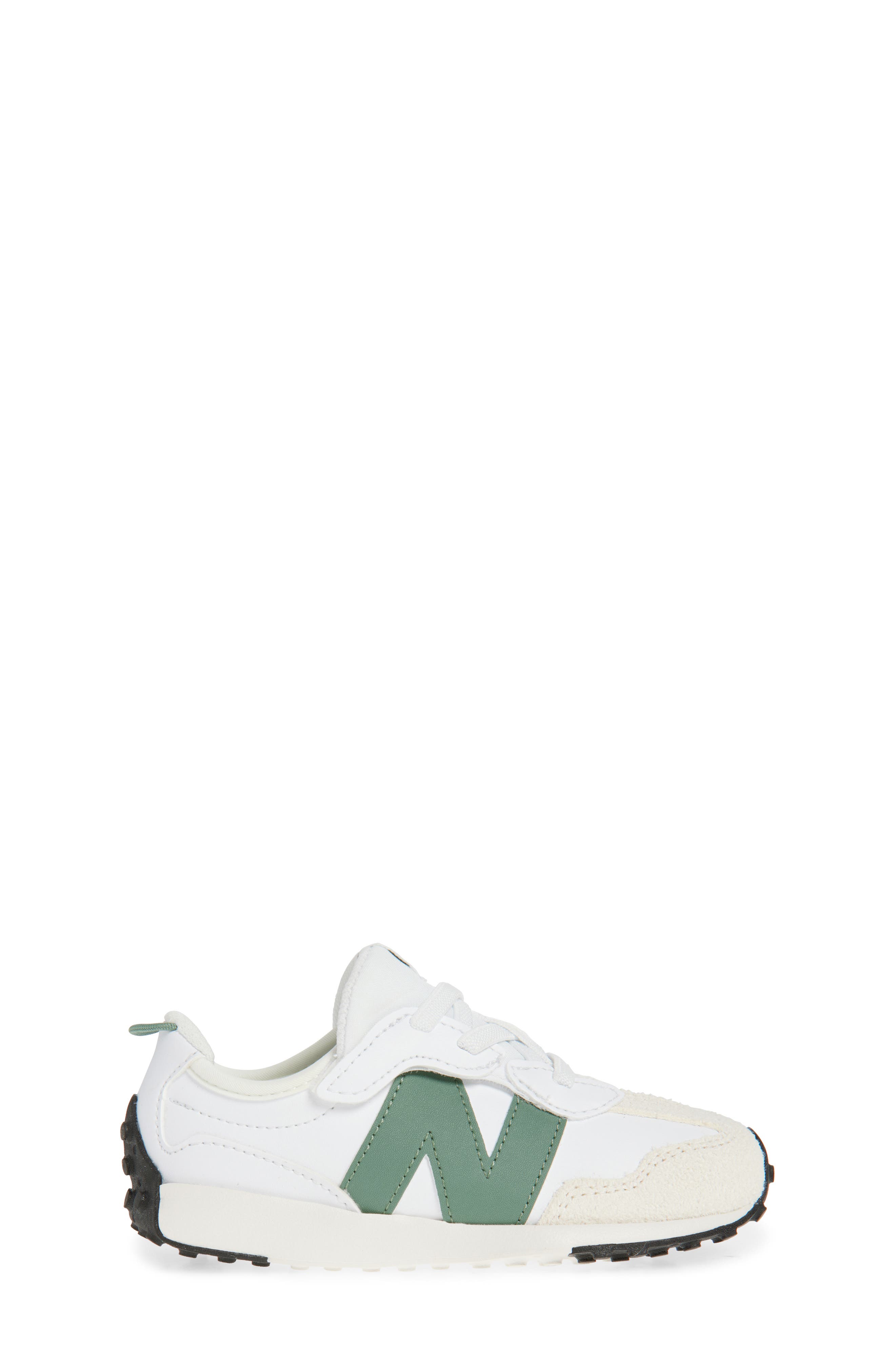 New Balance Kids' 327 Sneaker, Alternate, color, White/ Dark Juniper