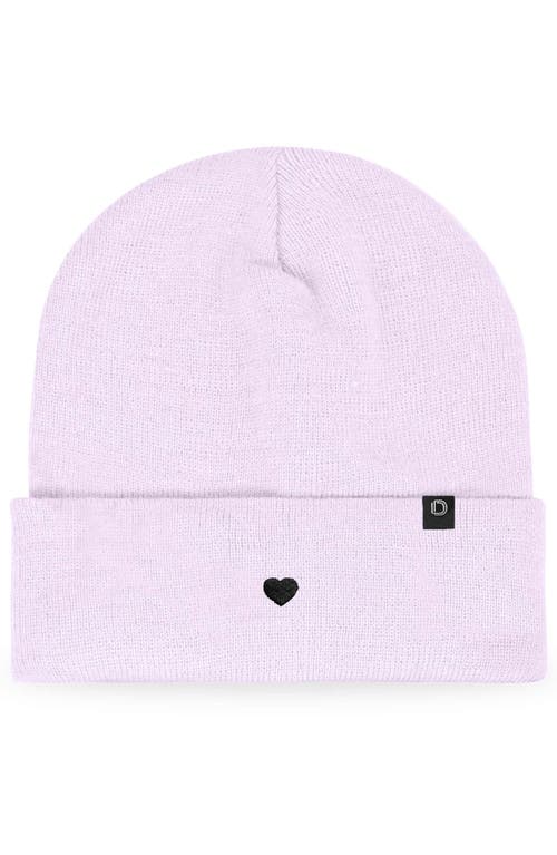 Dalix Lil Heart Beanie Cap In Purple