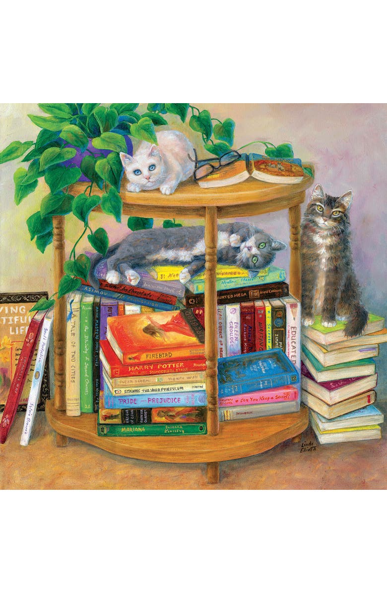 Sunsout Bookish 500 piece Jigsaw Puzzle for Adults, Alternate, color, Multicolor