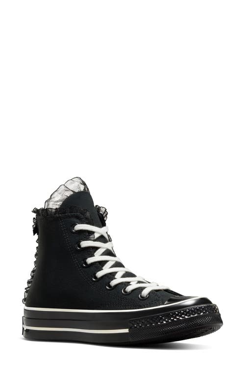 Converse Chuck 70 High Top Sneaker In Black/black/egret