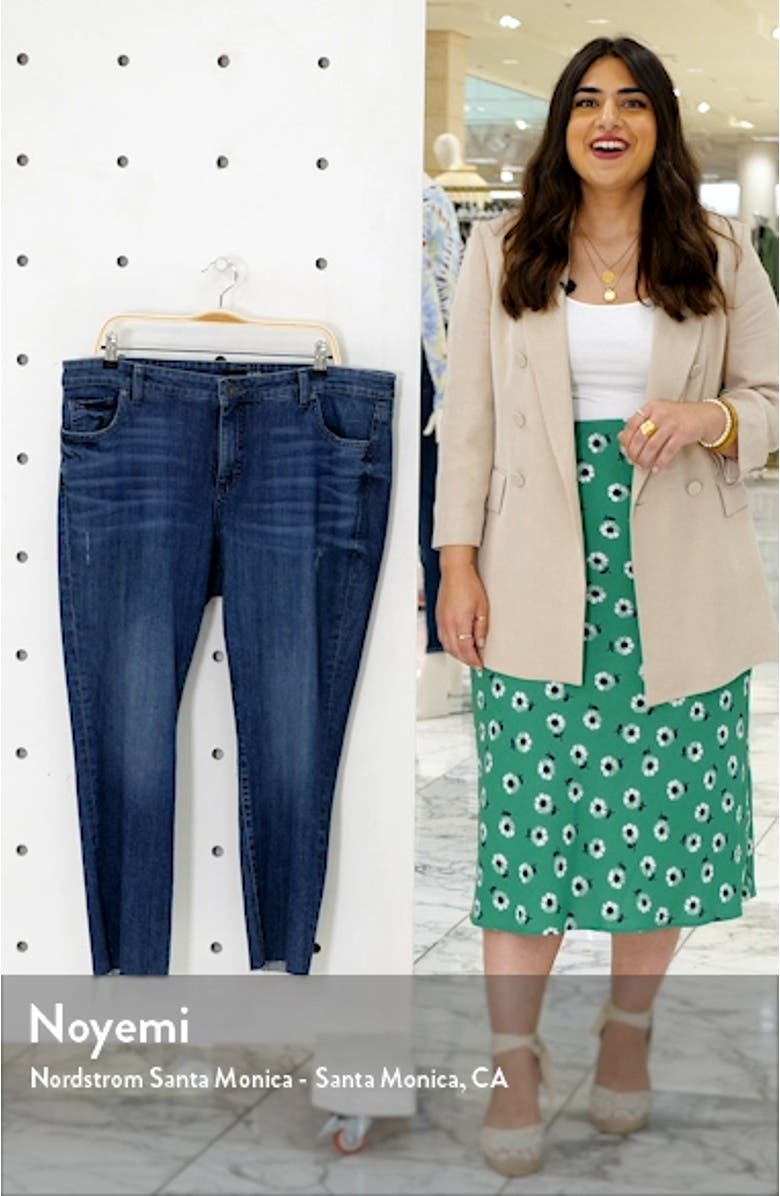 Reese High Waist Straight Leg Ankle Jeans, sales video thumbnail