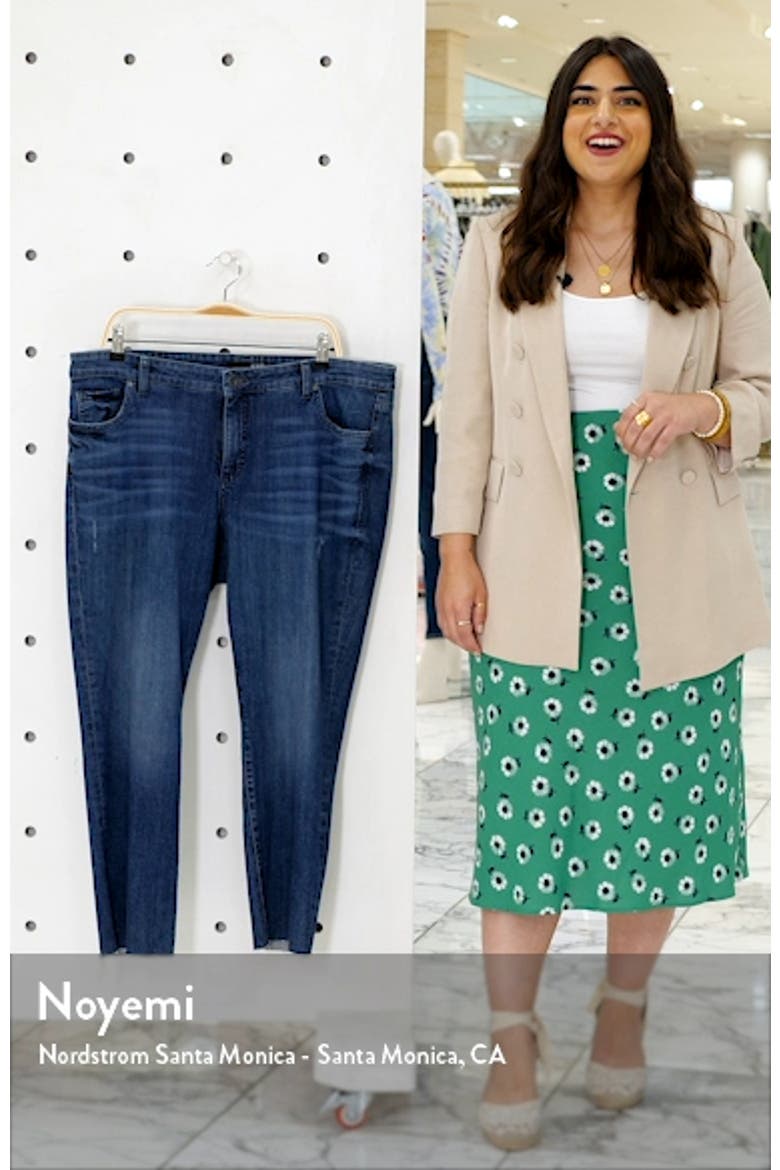 Reese High Waist Straight Leg Ankle Jeans video