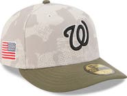 New Era Men's New Era Light Beige/Olive Washington Nationals 2025 Armed Forces Day 59FIFTY Fitted Hat