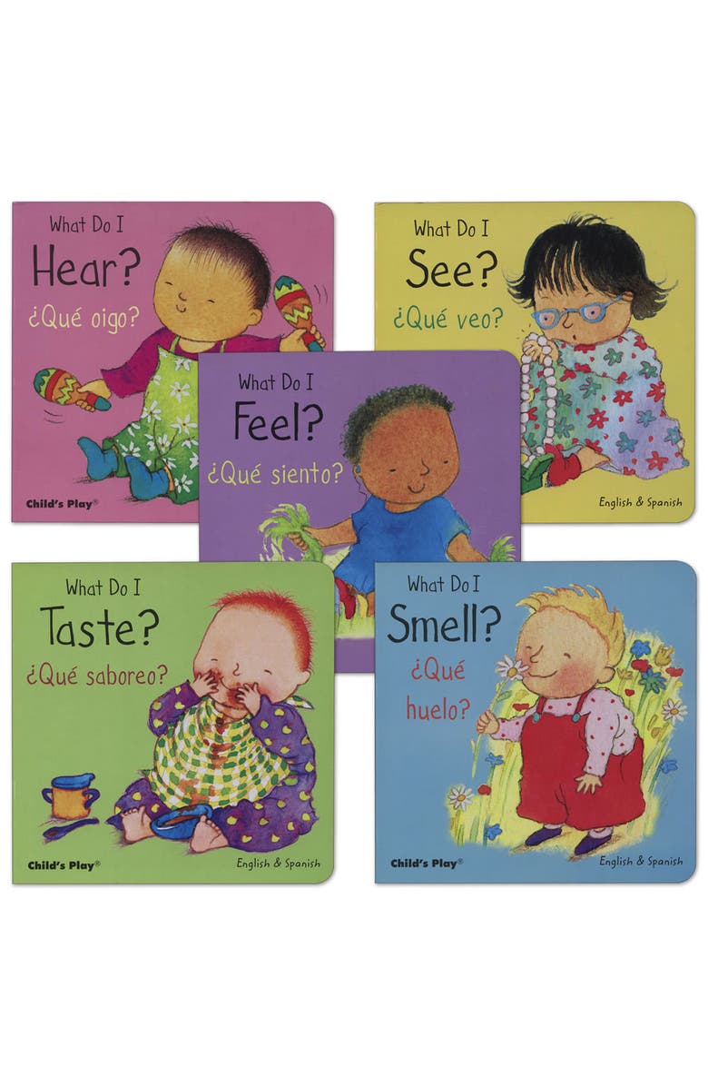 Kaplan Early Learning My Five Senses Bilingual Board Books - Set of 5, Main, color, Multicolor