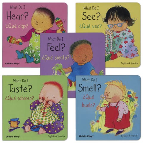 My Five Senses Bilingual Board Books - Set of 5