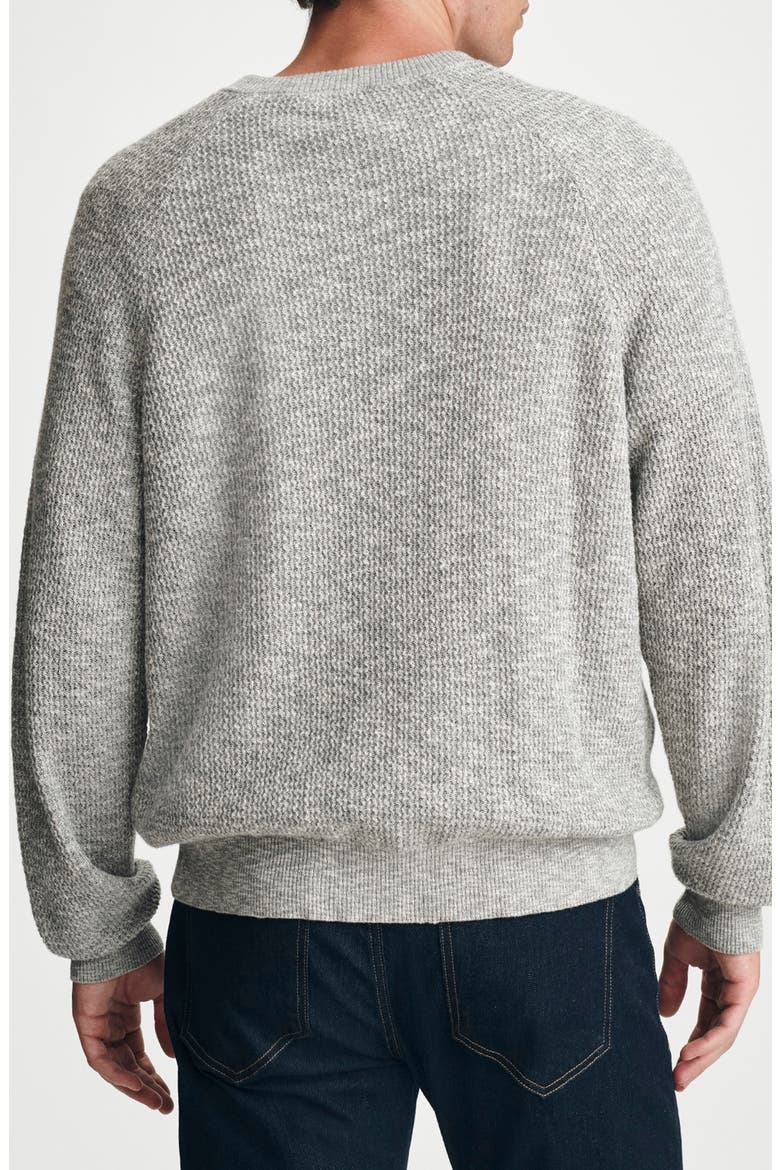 Grey Mélange Cotton Henley Sweater, Alternate, color, GREY MELANGE