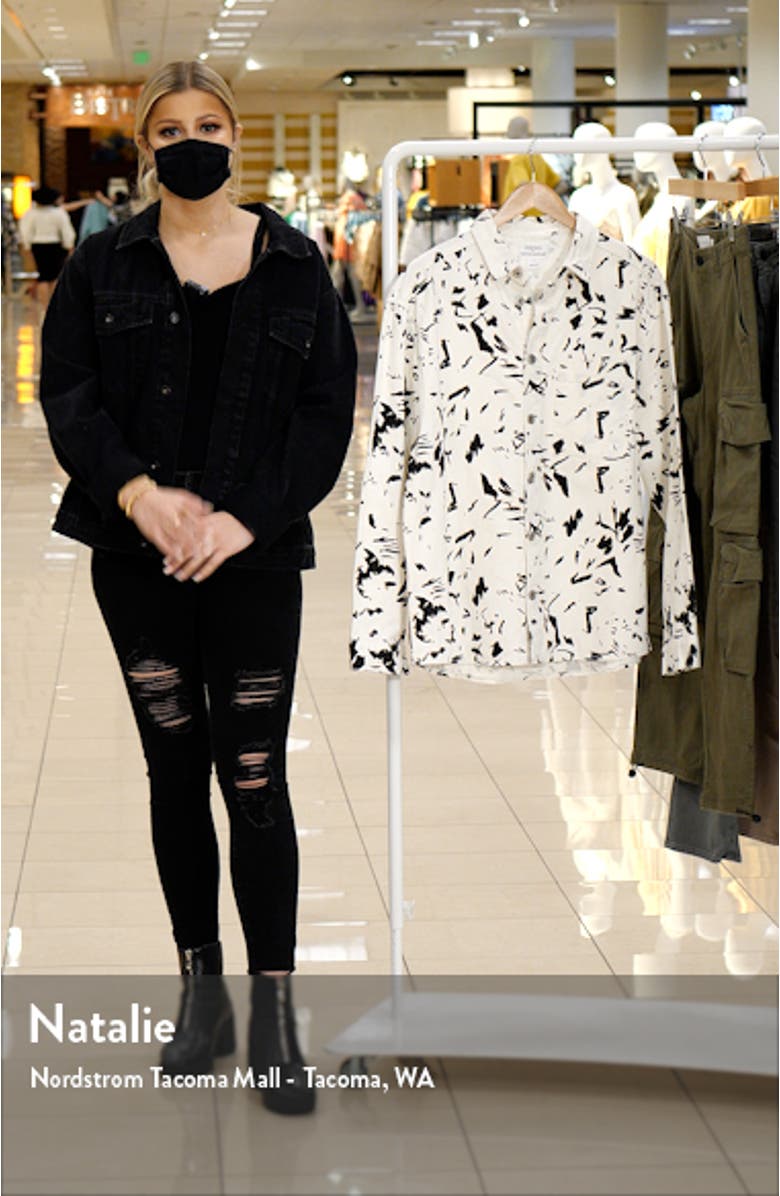 Cristina Martinez Gender Inclusive Denim Button-Up Shirt, sales video thumbnail