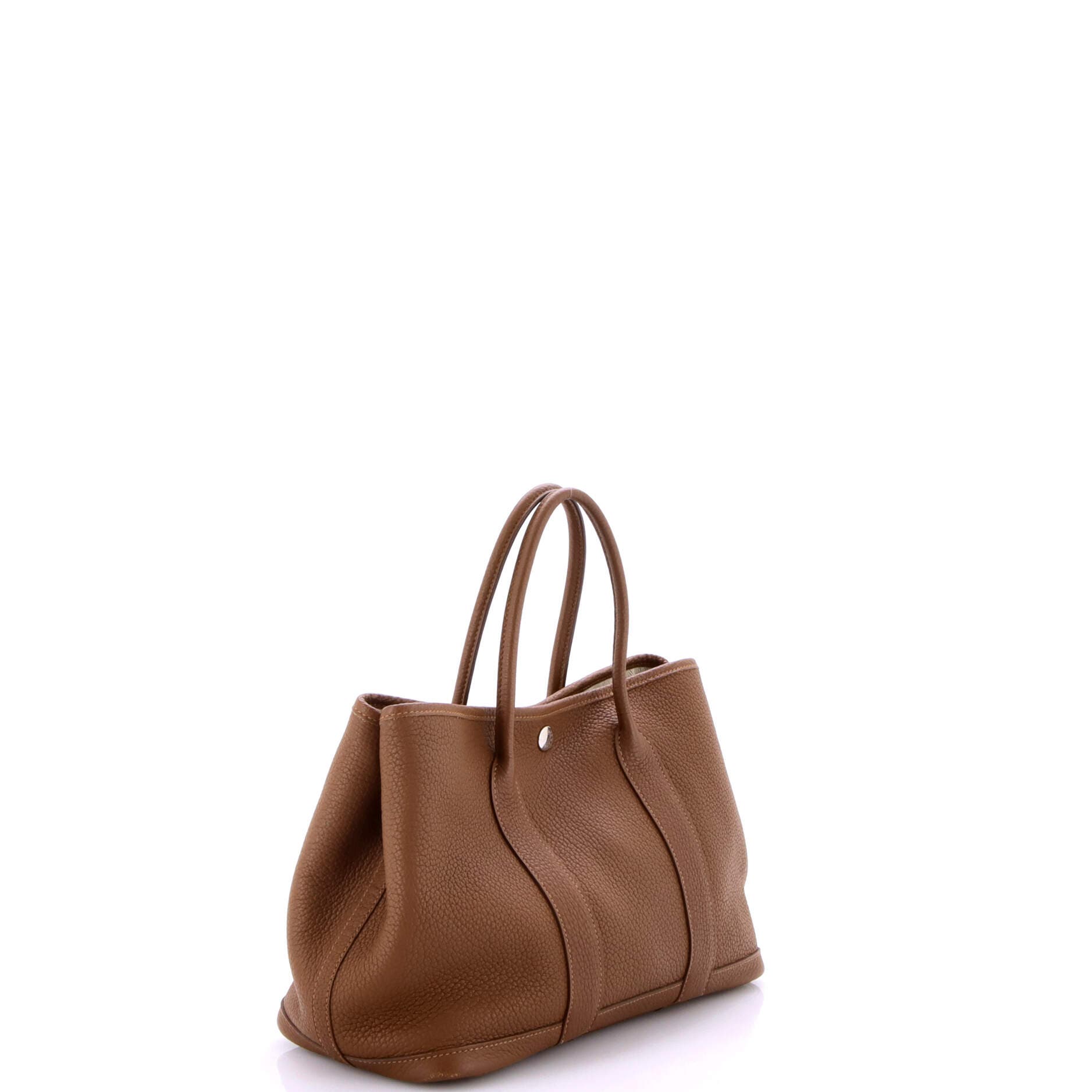 Pre-Owned Hermes Garden Party Tote Leather 30, Alternate, color, 