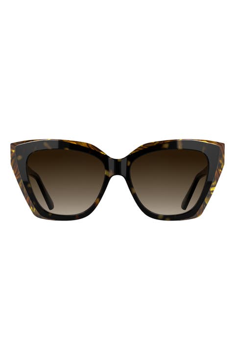 Katherine 56mm Gradient Cat Eye Sunglasses
