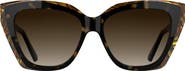 Kendra Scott Katherine 56mm Gradient Cat Eye Sunglasses