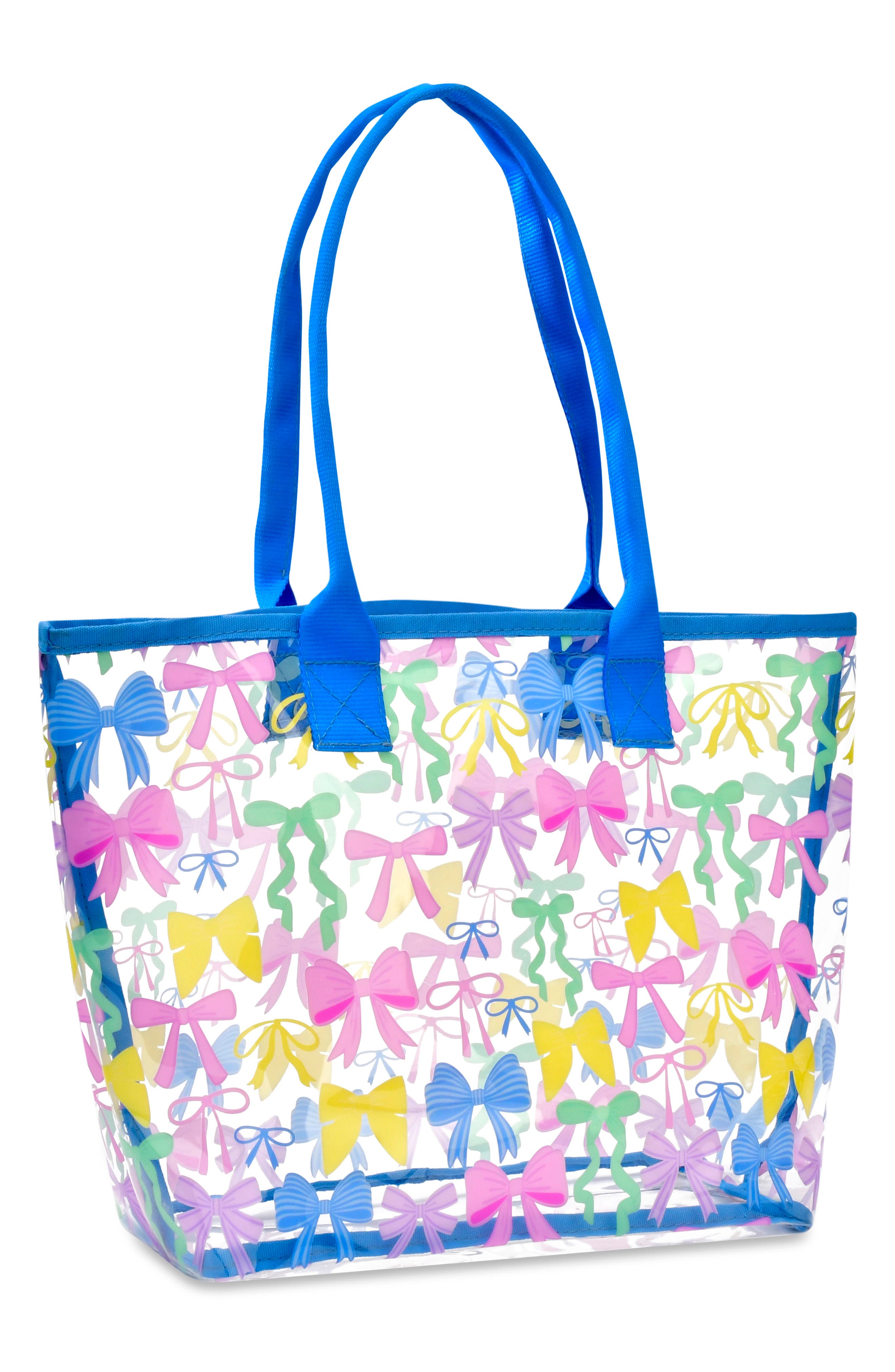 Iscream Kids' Pretty Bows Clear Tote, Alternate, color, 