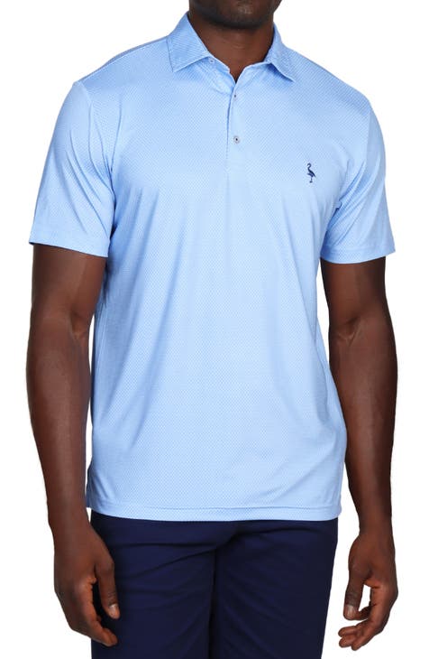 Mini Dot Printed Performance Polo