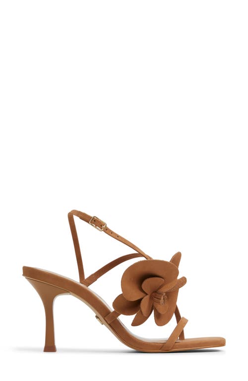 Aldo Sandflower Slingback Sandal In Light Brown