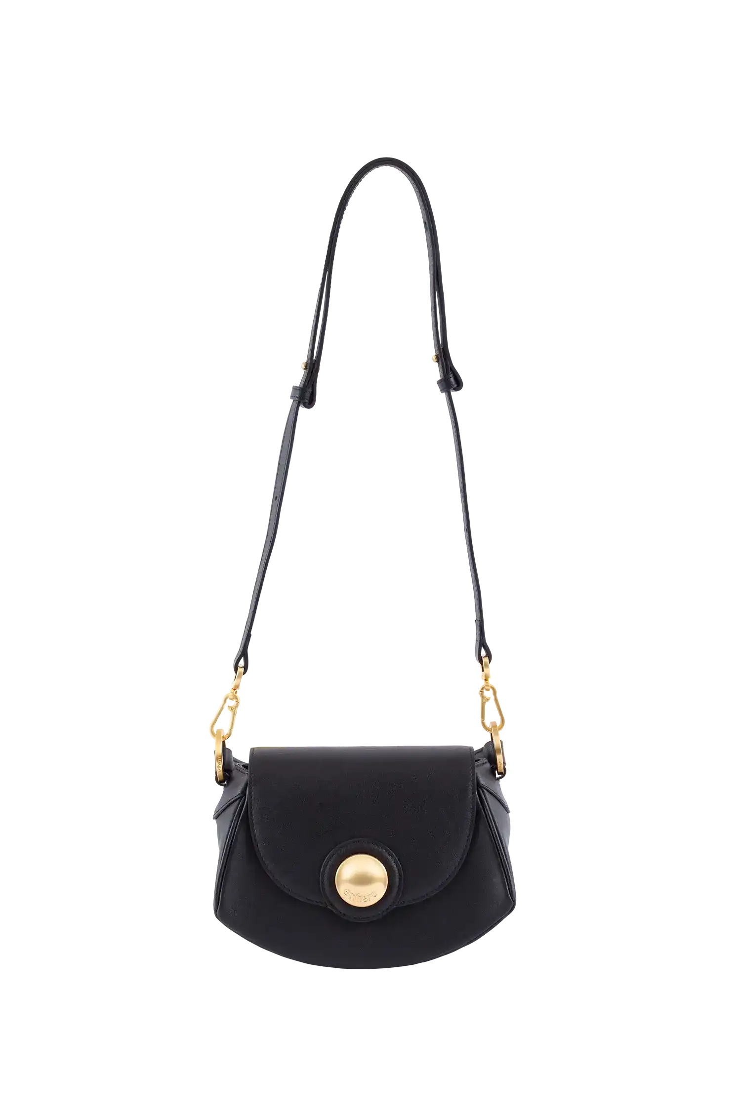 Esthera 7PM Leather Handbag, Alternate, color, Black