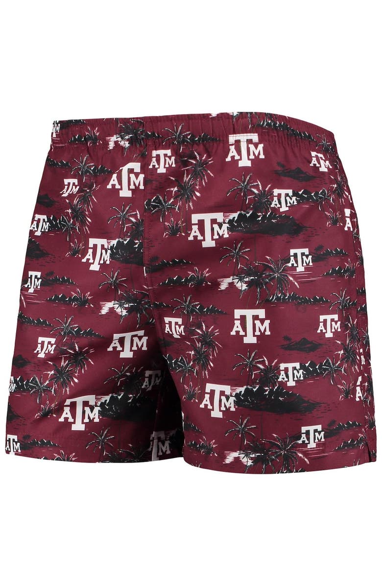FOCO Men's FOCO Maroon Texas A&M Aggies Island Palm Swim Trunks, Alternate, color, Maroon