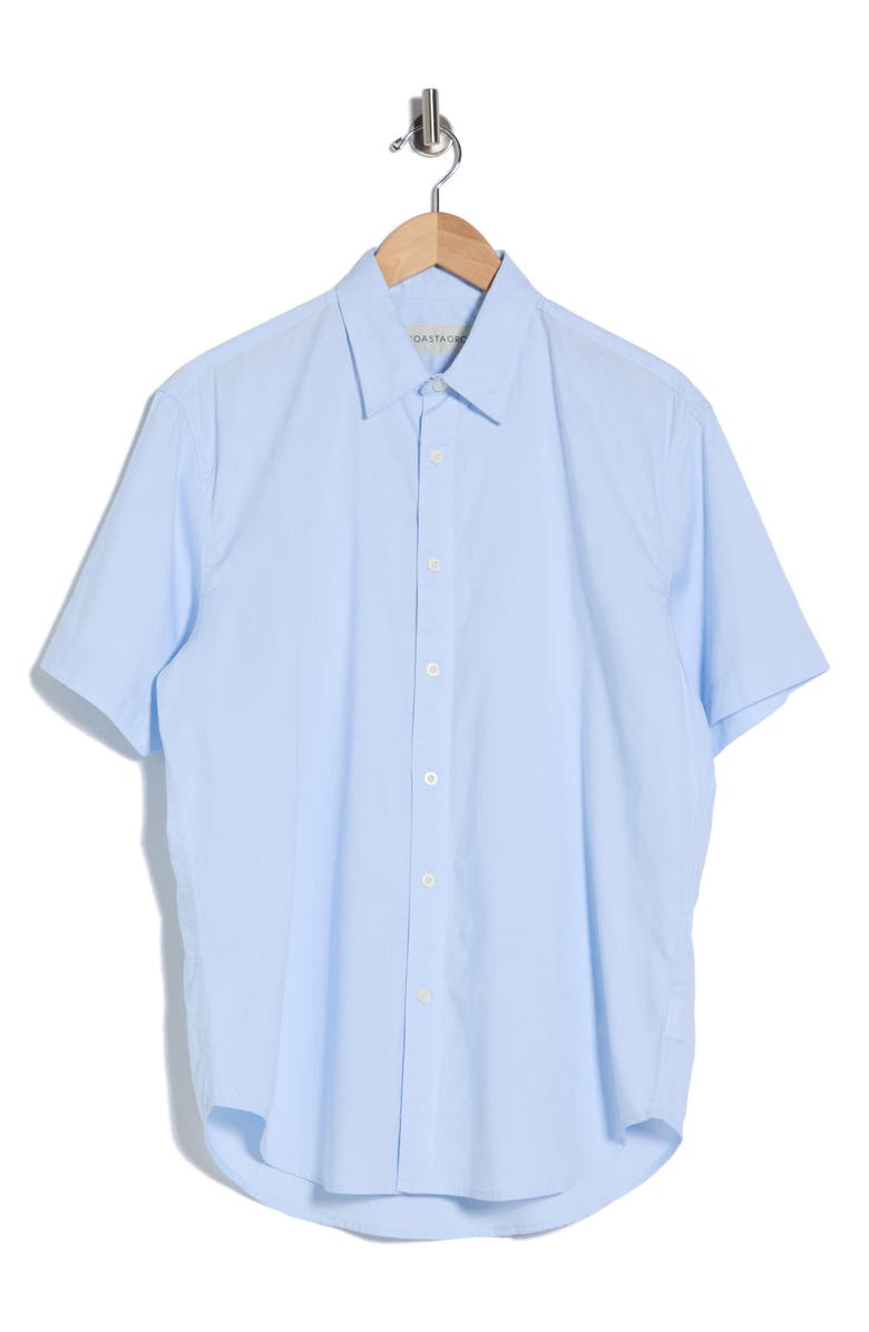 Coastaoro Eben Short Sleeve Button-Up Shirt, Alternate, color, Blue