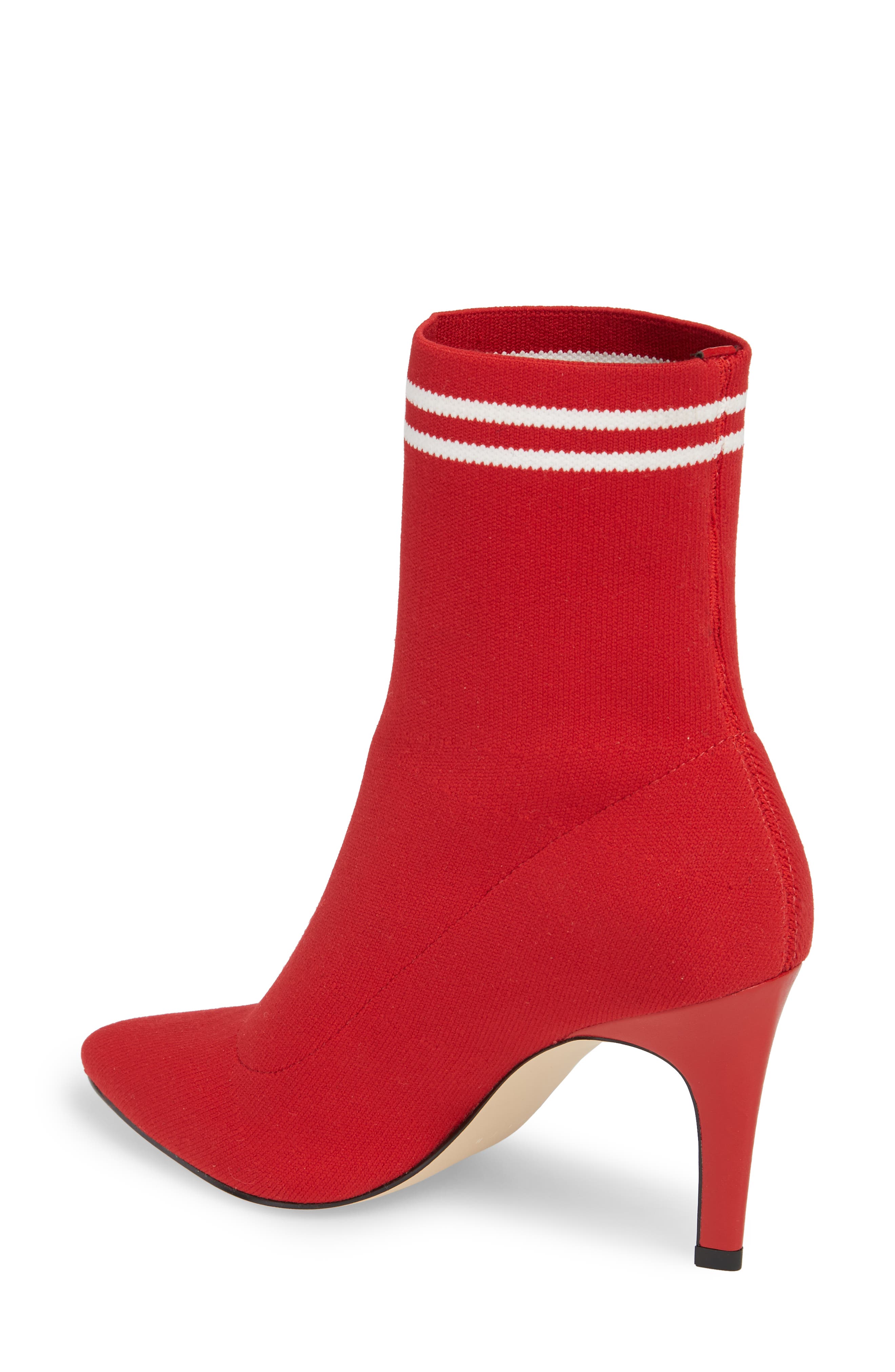 Finn Sock Bootie, Alternate, color, RED STRETCH