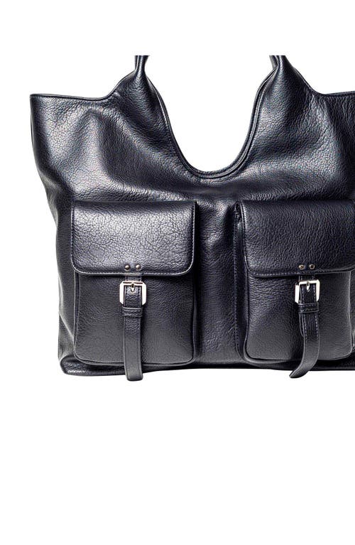 Urban Originals The Royale Vegan Leather Tote In Black