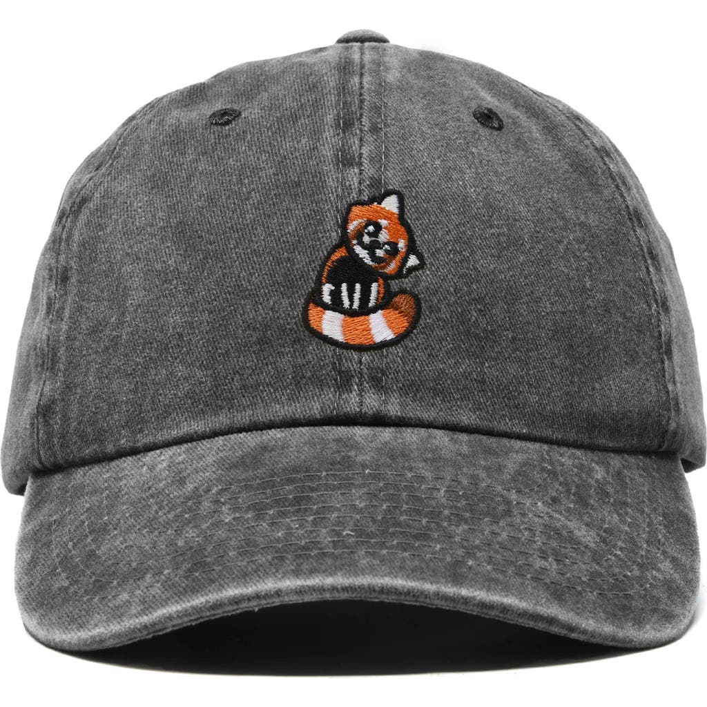 DALIX DALIX RED PANDA EMBROIDERED DAD HAT