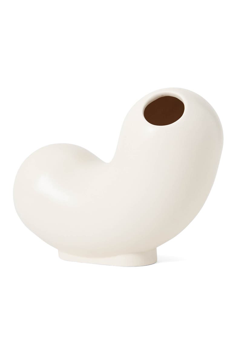 Kirby Ceramic Vase, Main, color, CURLY