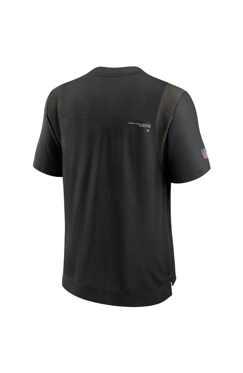 Nike Men's Nike Black New Orleans Saints Sideline Player UV Performance T-Shirt, Alternate, color, Black