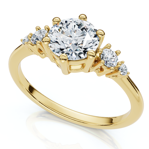 Ef/vs 1ct Diamond Engagement Ring 14k Gold Or Platinum Lab Grown