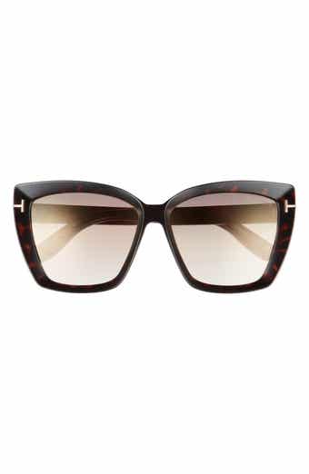 TOM FORD Scarlet-02 57mm Square Sunglasses
